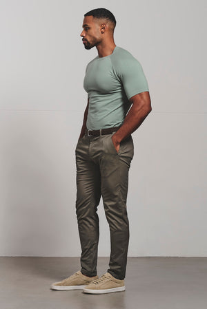 Athletic Fit T-Shirt in Sage - TAILORED ATHLETE - USA