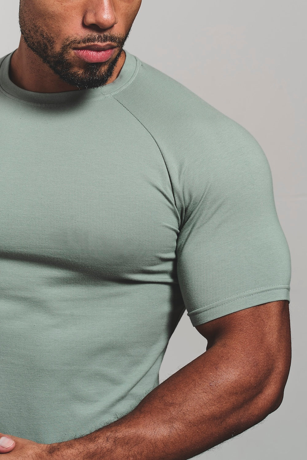 Athletic Fit T-Shirt in Sage - TAILORED ATHLETE - USA