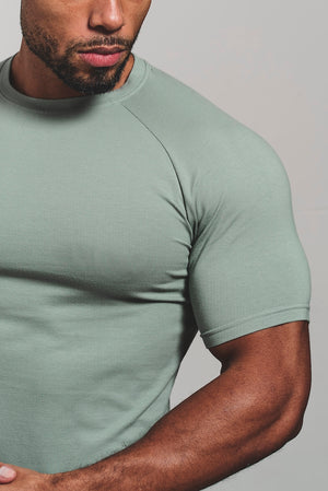 Athletic Fit T-Shirt in Sage - TAILORED ATHLETE - USA