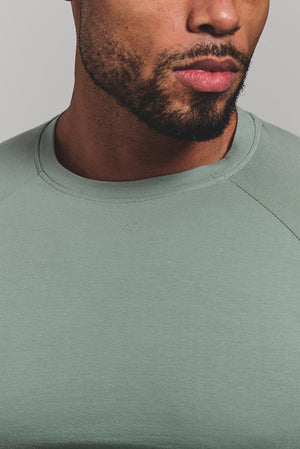 Athletic Fit T-Shirt in Sage - TAILORED ATHLETE - USA