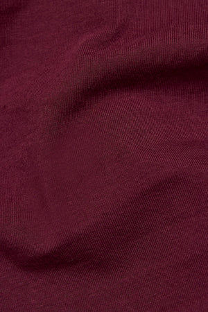 Athletic Fit T-Shirt in Burgundy - TAILORED ATHLETE - USA