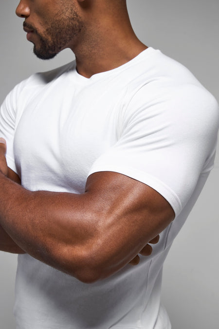 Athletic Fit T-Shirt in White - TAILORED ATHLETE - USA