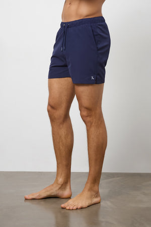 Plain Swim Short in Navy - TAILORED ATHLETE - USA