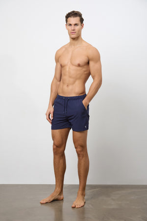 Plain Swim Short in Navy - TAILORED ATHLETE - USA