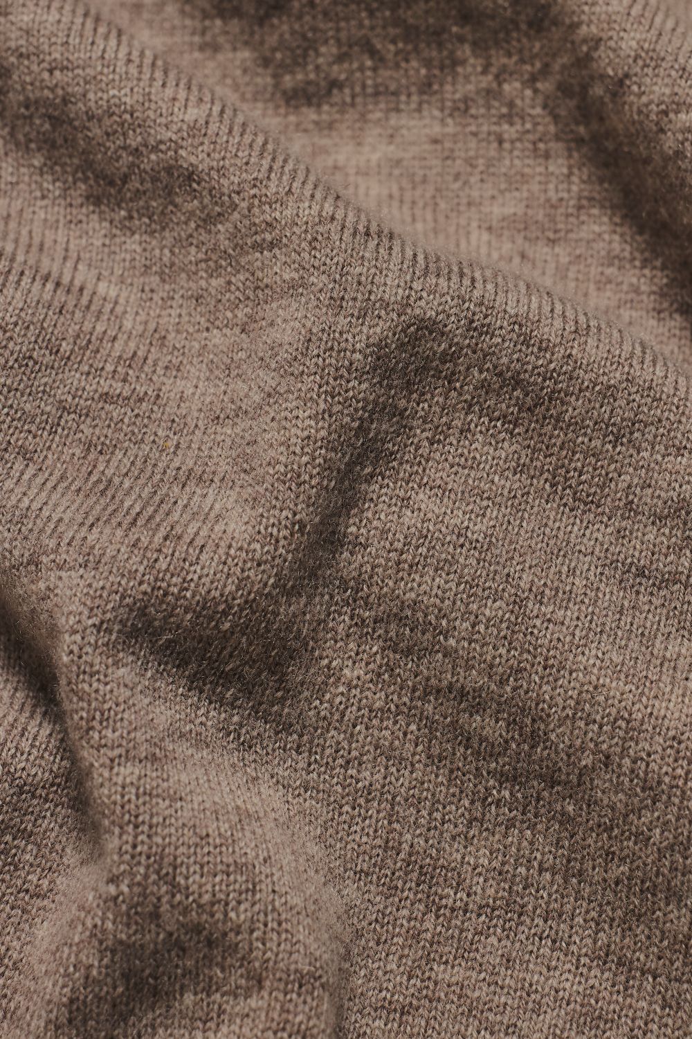 Cashemere Blend Crew Neck Sweater in Mink