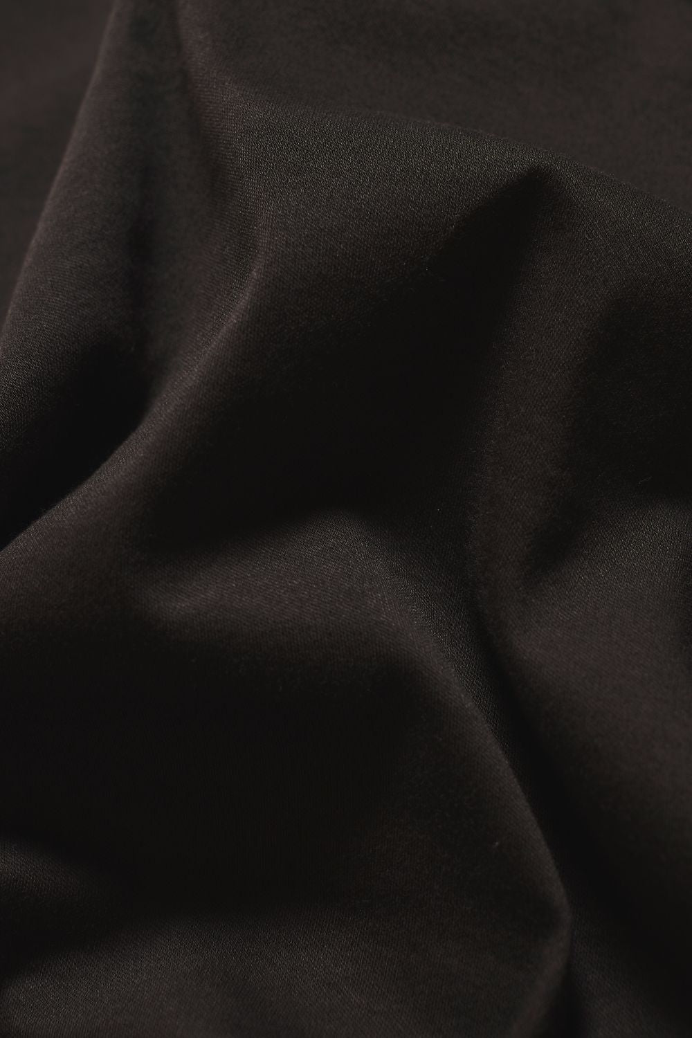 Mercerised Cotton T-Shirt in Chocolate