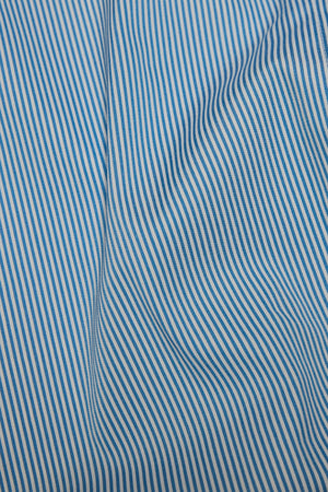 Performance Business Shirt in Blue/White Bengal Stripe - TAILORED ATHLETE - USA