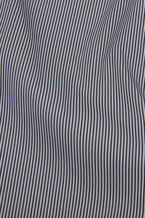 Performance Business Shirt in Navy/White Bengal Stripe - TAILORED ATHLETE - USA