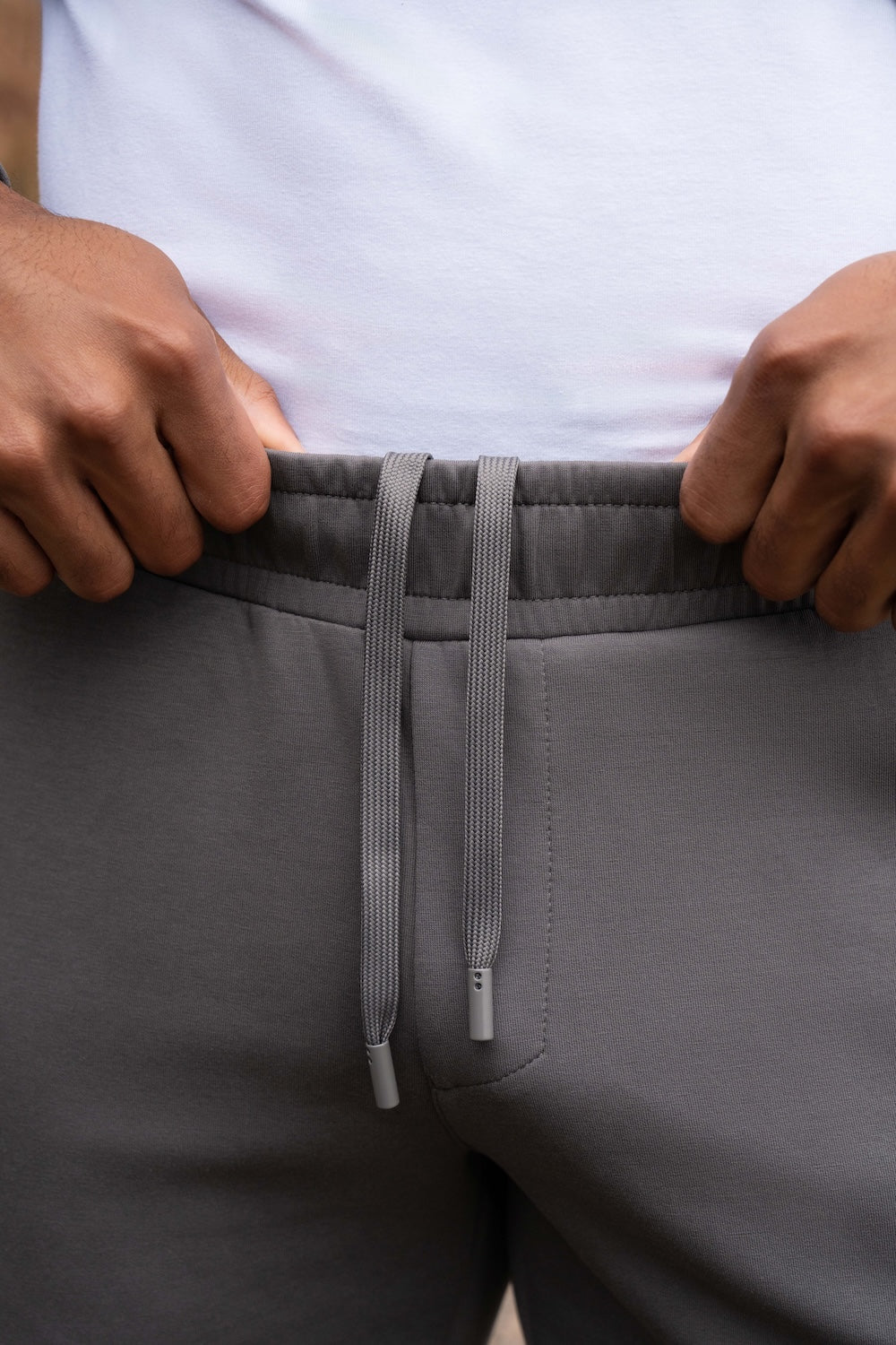 Interlock Sweat Jogger in Graphite - TAILORED ATHLETE - USA