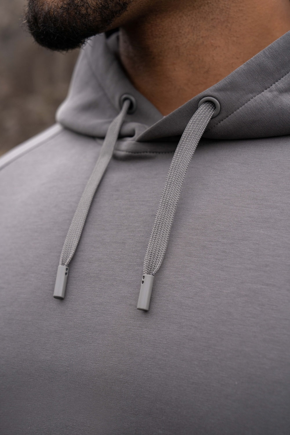 Interlock Hoodie Sweat in Graphite - TAILORED ATHLETE - USA