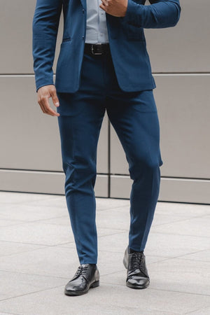 True Athletic Fit Tech Suit Pants In Navy - TAILORED ATHLETE - USA