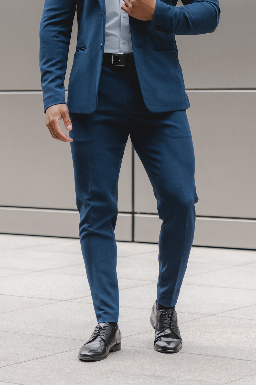 Tall Men's True Navy Suit Trousers | American Tall