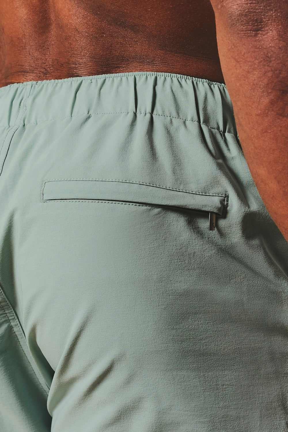 Quick Dry Plain Swim Shorts in Sage - TAILORED ATHLETE - USA