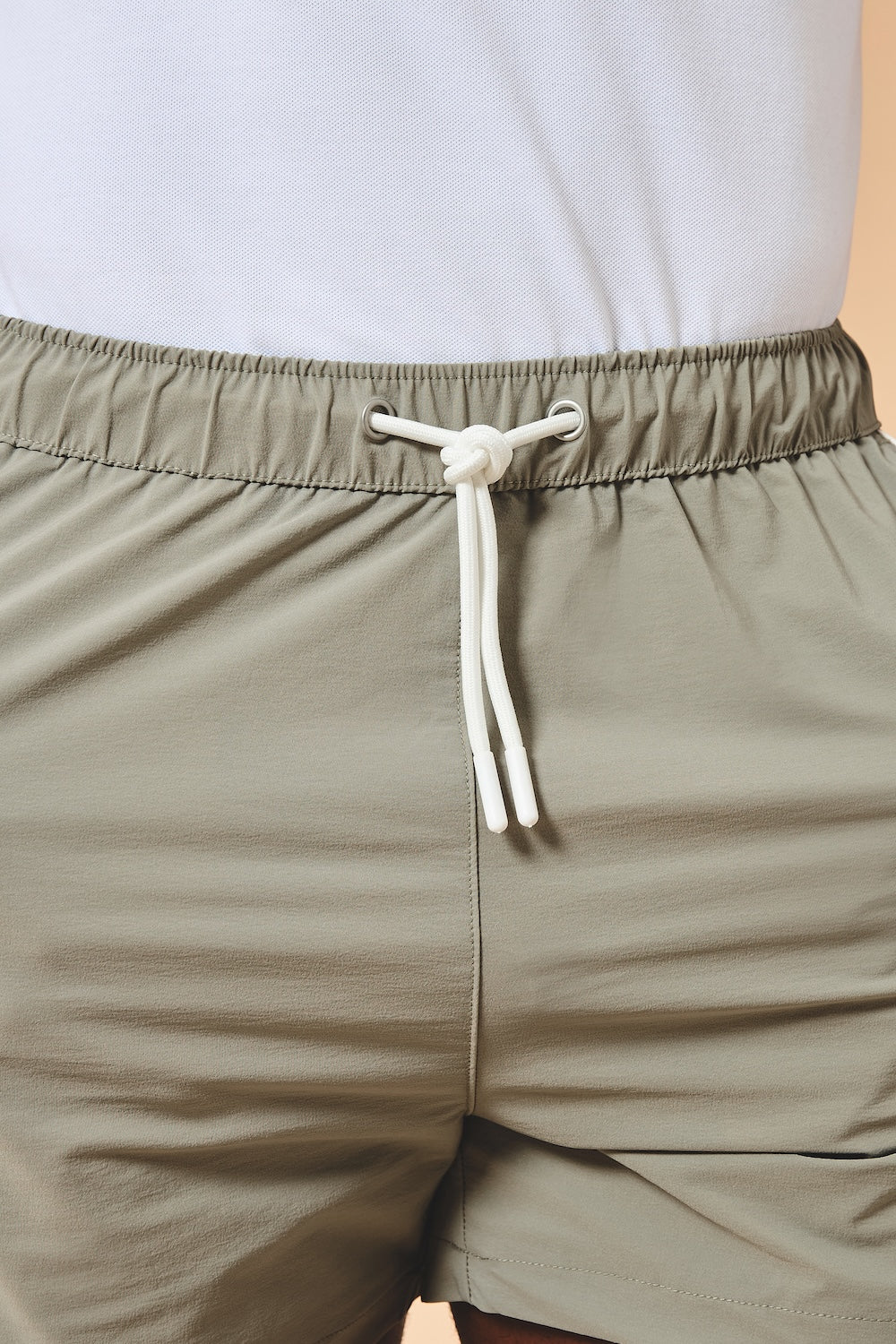 Quick Dry Piped Swim Shorts in Sage - TAILORED ATHLETE - USA