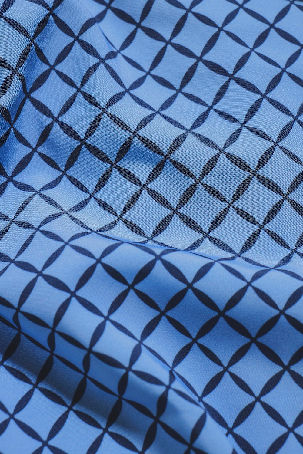 Quick Dry Printed Circle Geo Swim Short in Blue - TAILORED ATHLETE - USA