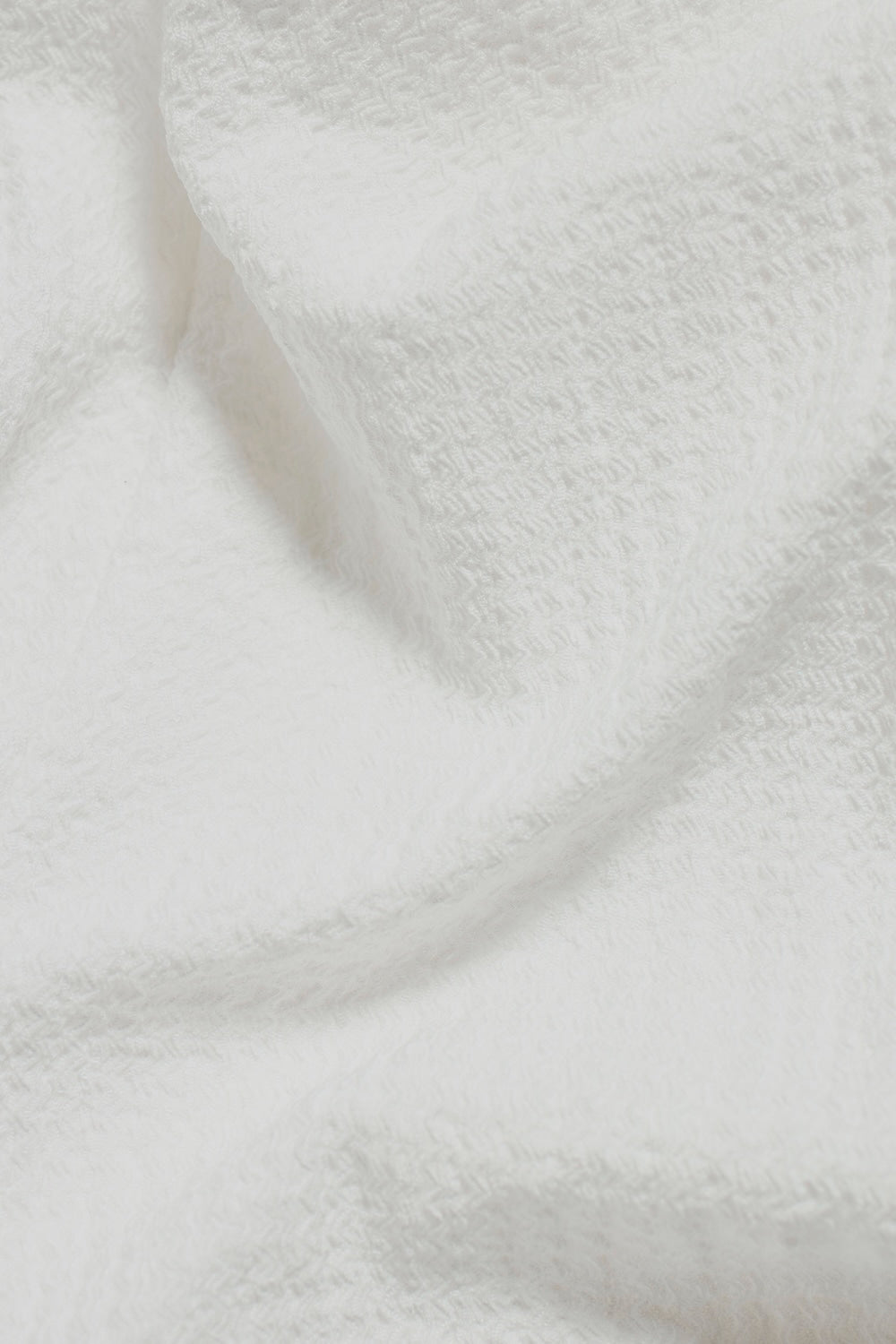Textured Cuban Collar Shirt in White - TAILORED ATHLETE - USA