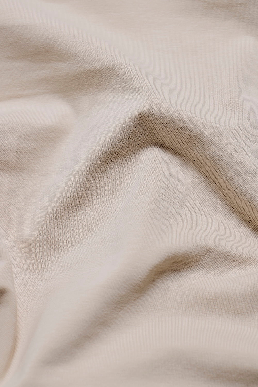 Tipped Zip Neck Polo in Stone and Mocha - TAILORED ATHLETE - USA