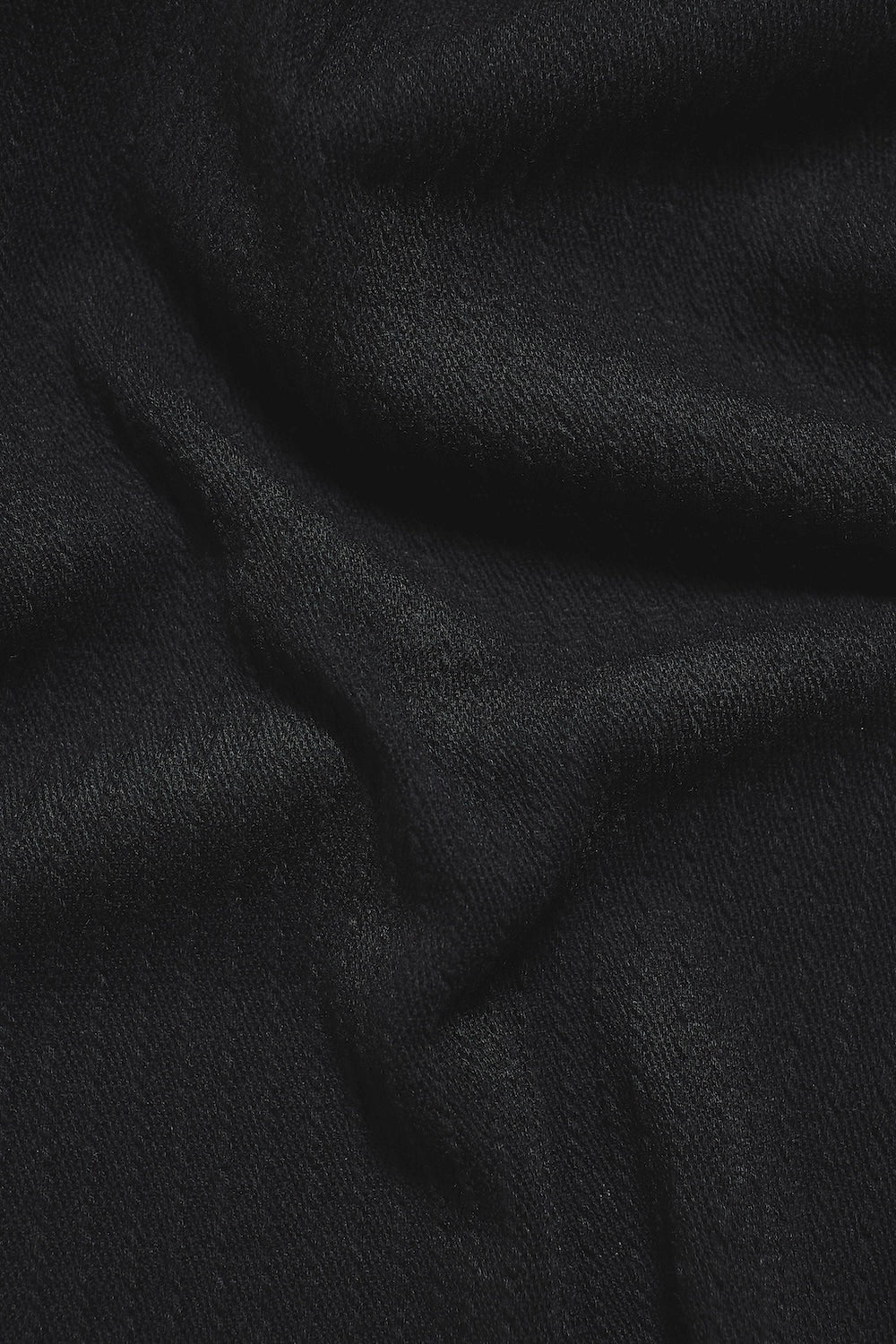 Fine Textured Stripe Cuban Collar Shirt in Black - TAILORED ATHLETE - USA