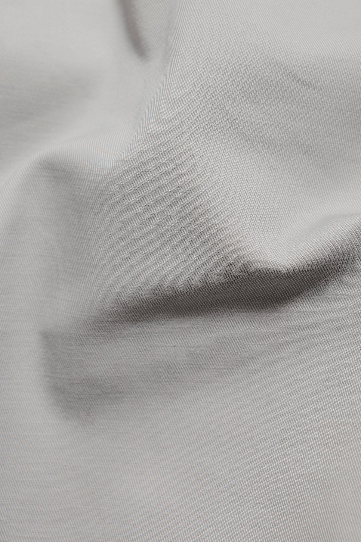 Smart Pleated Cotton Side Adjust Shorts in Pale Grey