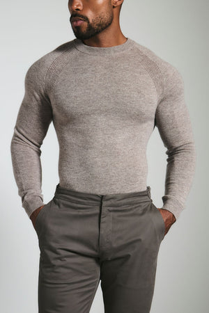 Smart Chino Side Adjuster Pants in Mocha