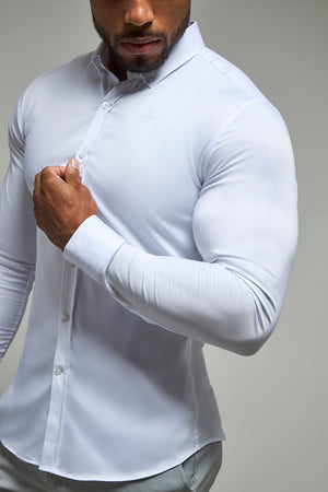 Athletic Fit Signature Shirt 2.0 in White - TAILORED ATHLETE - USA