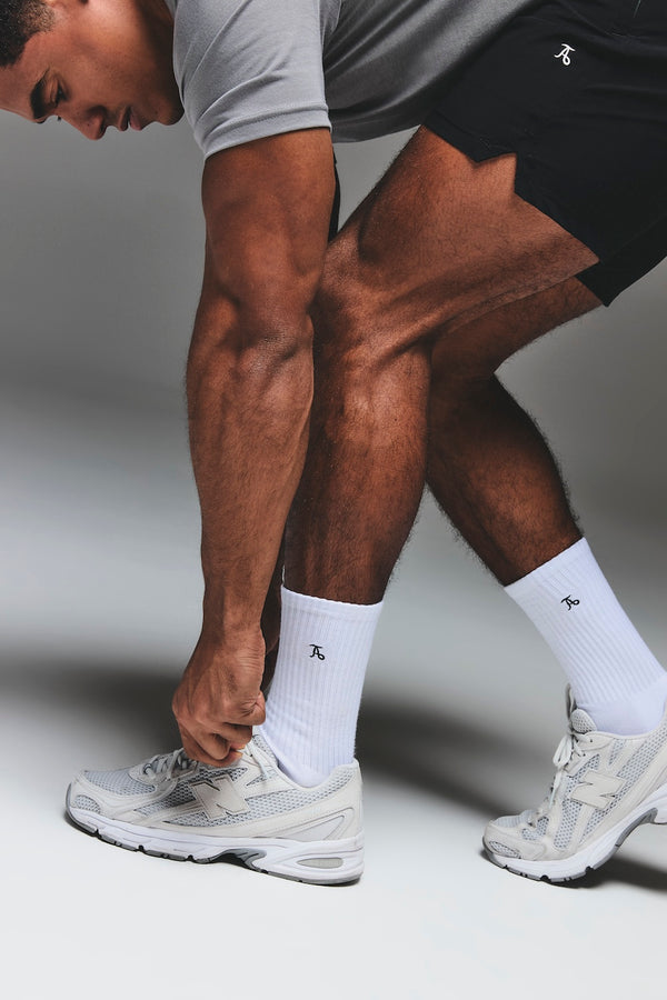 3 Pack Sports Socks In White