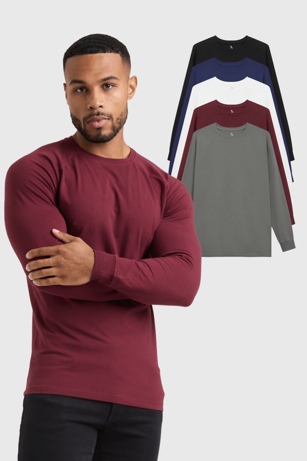 Athletic Fit Long Sleeve Starter 5-Pack - TAILORED ATHLETE - USA