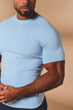 Athletic Fit T-Shirt in Pale Blue - TAILORED ATHLETE - USA