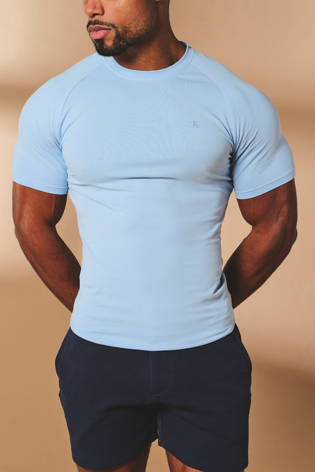 Athletic Fit T-Shirt in Pale Blue - TAILORED ATHLETE - USA