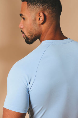 Athletic Fit T-Shirt in Pale Blue - TAILORED ATHLETE - USA