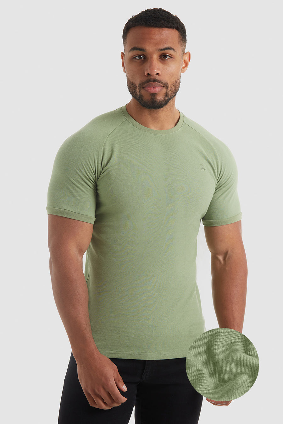 Pique T-Shirt in Sage - TAILORED ATHLETE - USA