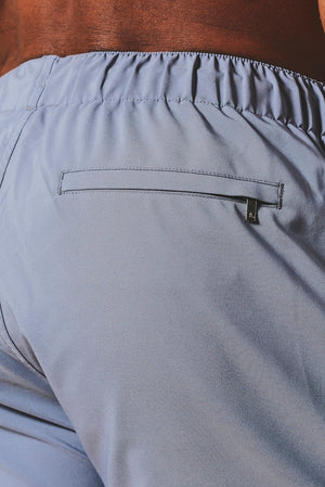 Quick Dry Plain Swim Shorts in Soft Blue - TAILORED ATHLETE - USA