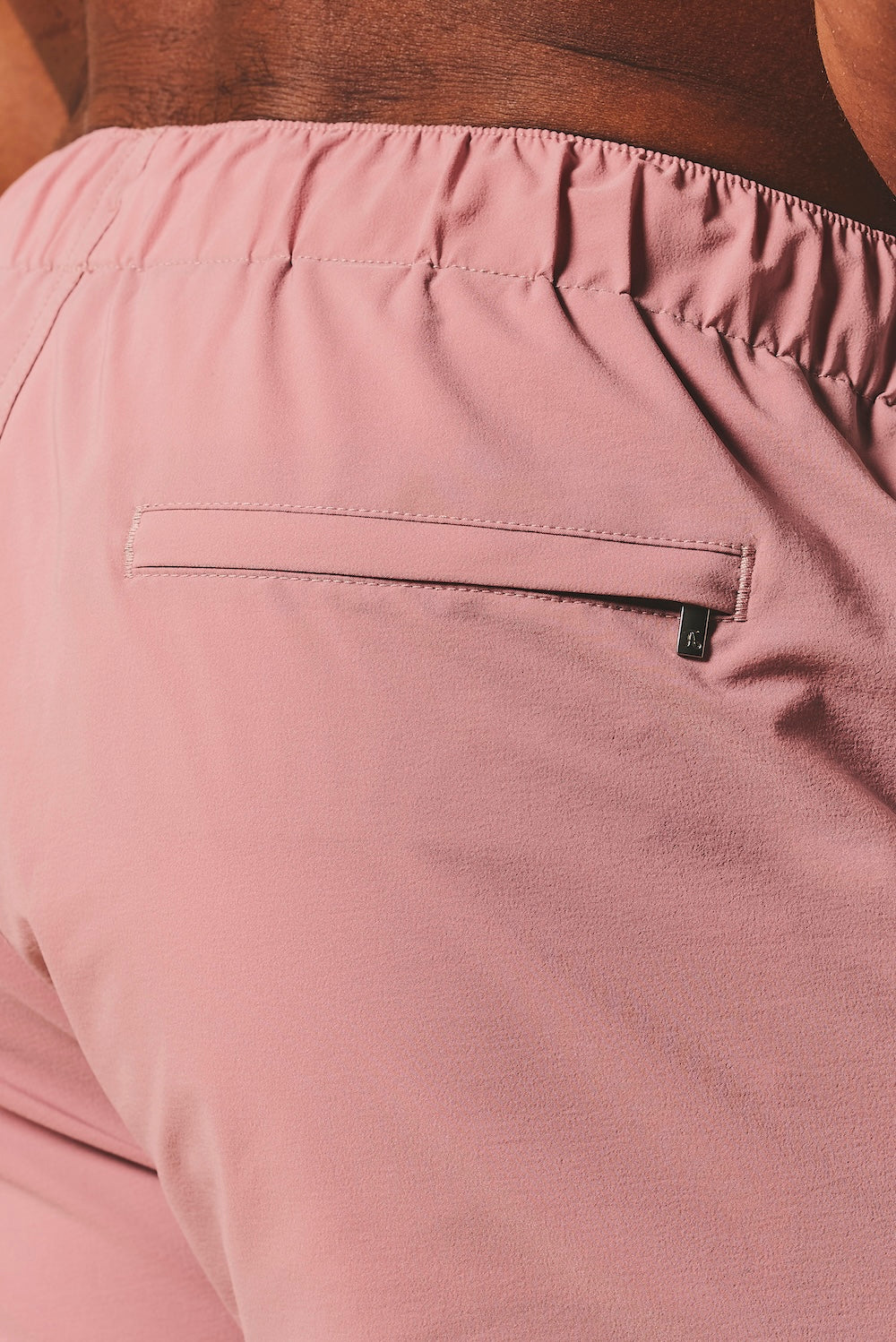 Quick Dry Plain Swim Shorts in Dusky Pink - TAILORED ATHLETE - USA