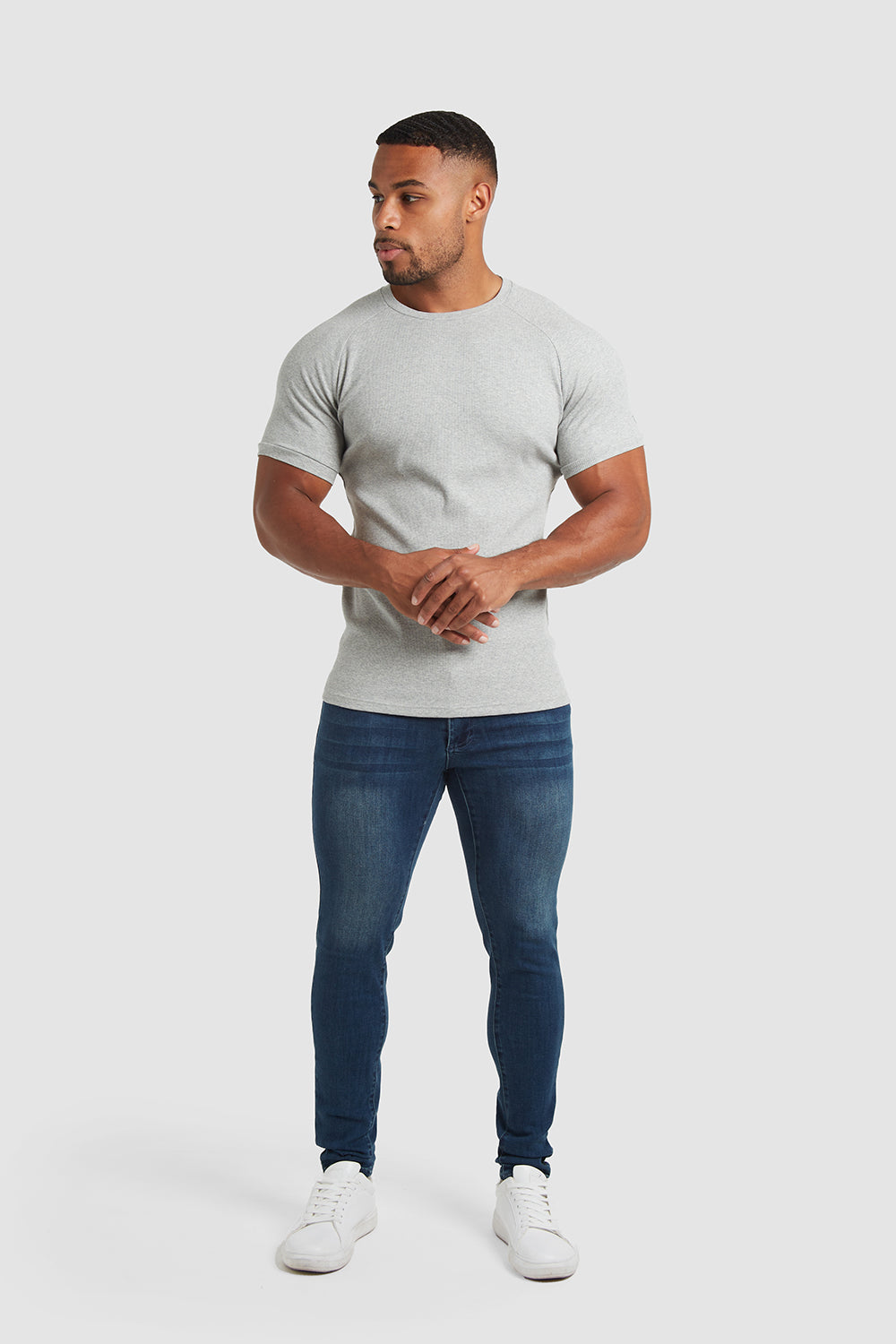 Ribbed Polo in Truffle - TAILORED ATHLETE - ROW