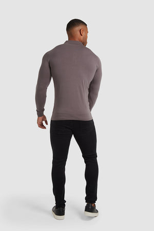 Athletic Fit Polo in Mole - TAILORED ATHLETE - USA