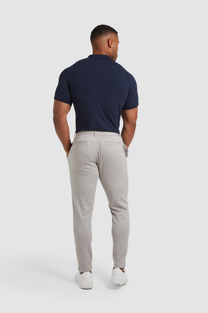 Twill Trousers in Smoke Grey - TAILORED ATHLETE - USA