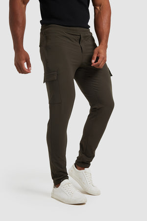 Buy Urbano Fashion Men's Dark Khaki Slim Fit Casual Chino Jogger Pants  Stretchable (chinojogger-drkhaki-30-01) at Amazon.in