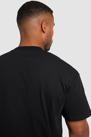 Boxy Fit T-Shirt in Black - TAILORED ATHLETE - USA