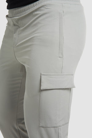 Tech Cargo Pants in Soft Grey - TAILORED ATHLETE - USA