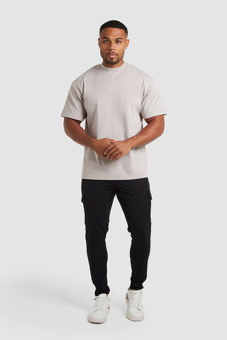 Boxy Fit T-Shirt in Putty