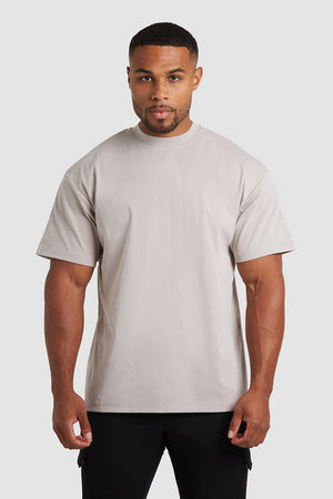 Boxy Fit T-Shirt in Putty - TAILORED ATHLETE - USA