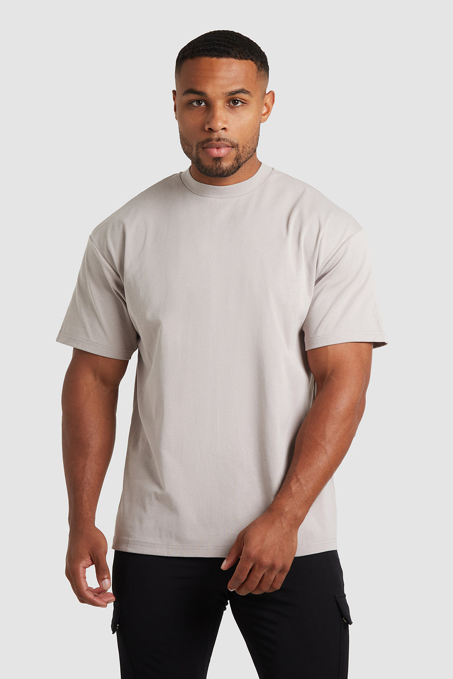 Boxy Fit T-Shirt in Putty - TAILORED ATHLETE - USA
