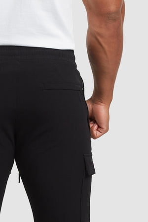 Tech Cargo Trousers in Black - TAILORED ATHLETE - USA