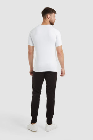 Performance Stretch T-Shirt in White - TAILORED ATHLETE - USA