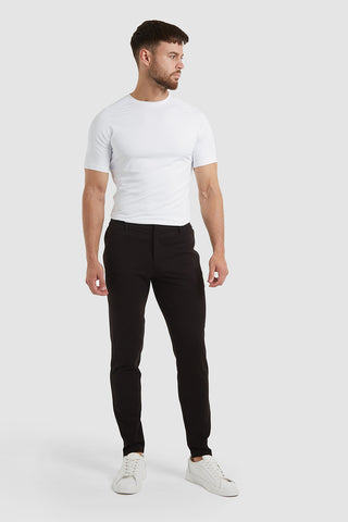 Smart Performance Trousers in Black