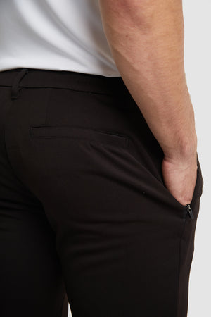 Smart Performance Trousers in Black - TAILORED ATHLETE - USA