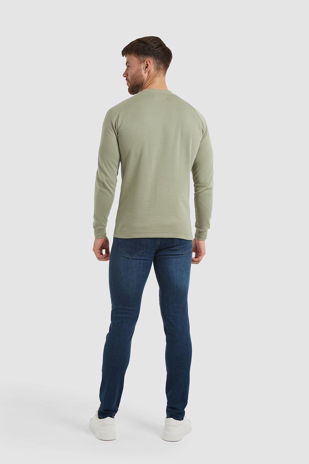 Mock Neck T-Shirt in Soft Sage - TAILORED ATHLETE - USA