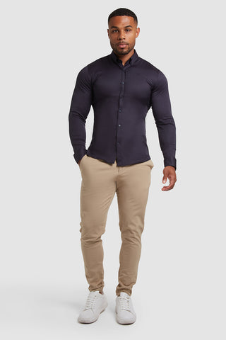 Muscle Fit Signature Shirt 2.0 in Navy