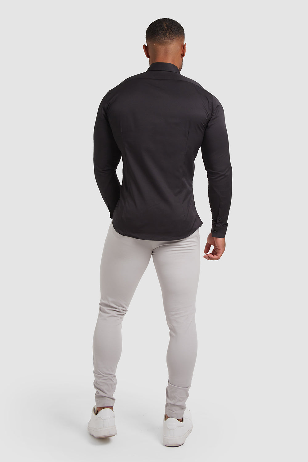 Long sleeve muscle fit t shirt
