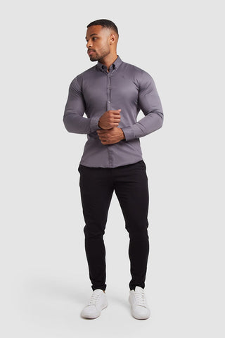 Muscle Fit Signature Shirt 2.0 in Grey